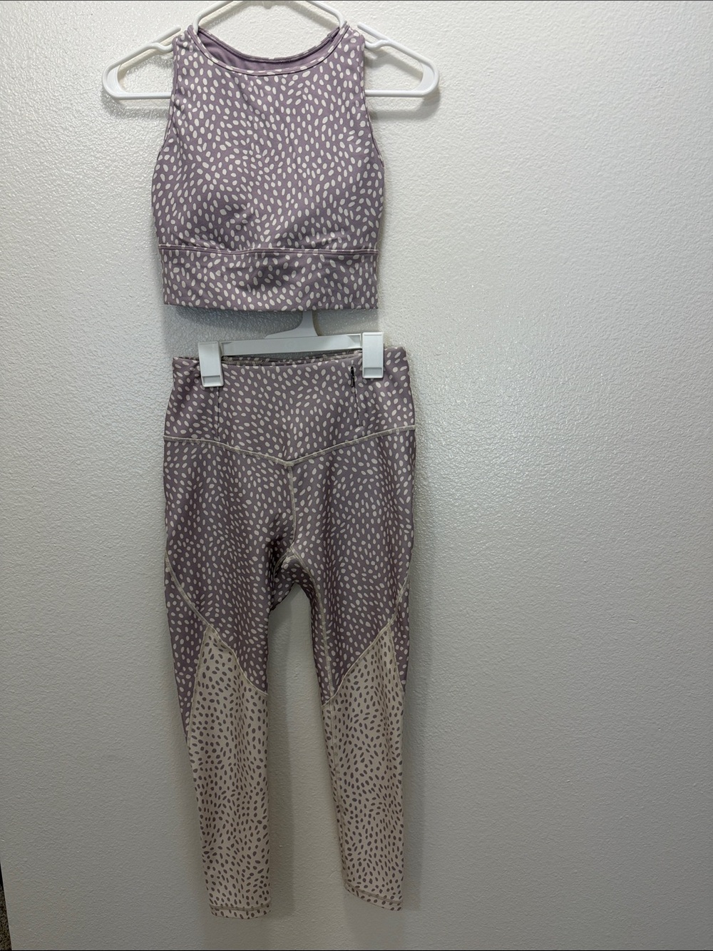 CALIA by Carrie Underwood Purple and White Leggings